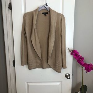Forever 21 Large Tan Cardigan Knit Sweater